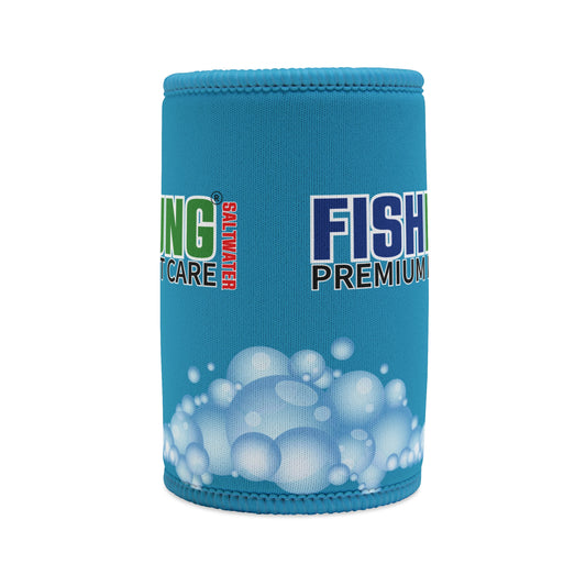 Premium Fish Care Stubby Cooler - Vibrant Orange Insulator for Outdoor Enjoyment