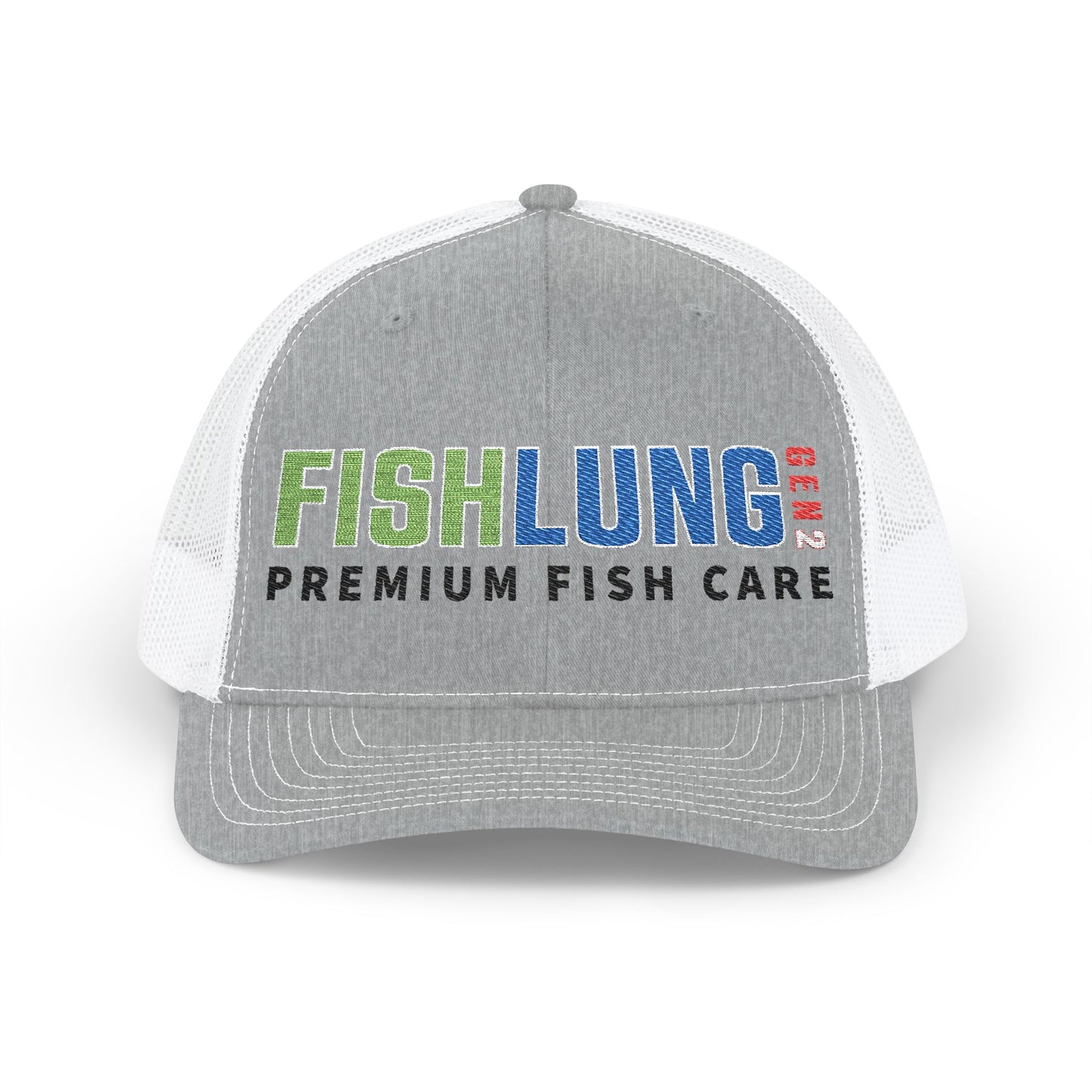 FISHLUNG GEN 2 Embroidered Snapback Trucker Cap - Perfect for Fishing Enthusiasts!