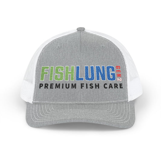 FISHLUNG GEN 2 Embroidered Snapback Trucker Cap - Perfect for Fishing Enthusiasts!