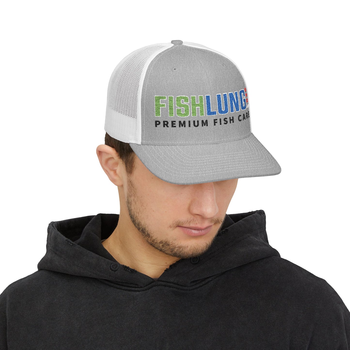 FISHLUNG GEN 2 Embroidered Snapback Trucker Cap - Perfect for Fishing Enthusiasts!